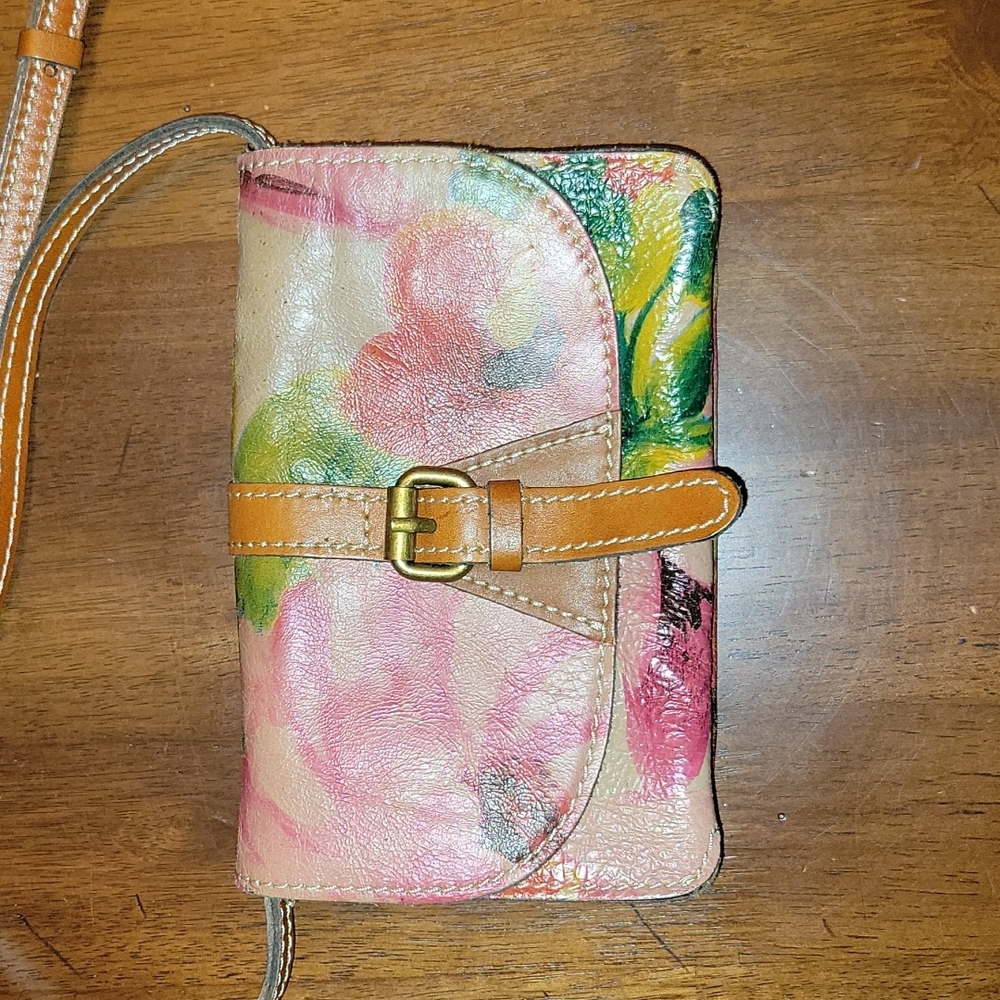 PATRICIA NASH FLORAL LEATHER SMALL CROSSBODY BAG - Picture 2 of 12